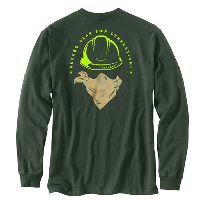 Carhartt® Flame Resistant Force Loose Fit Long-Sleeve Lightweight Camo Bandana Graphic T-Shirt