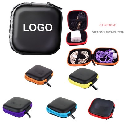 Square Earbud Carrying Case