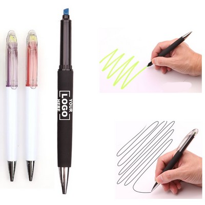 Bollpoint Pen and Highlighter Combo