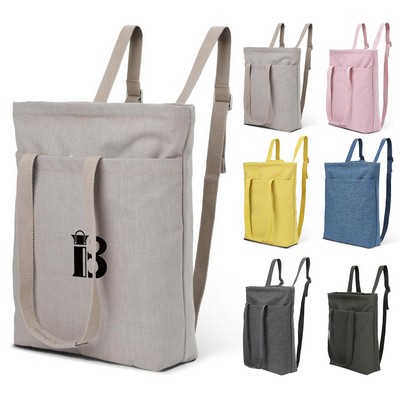 Tote Bag Backpack 2 in 1 Waterproof Holds14" Laptop