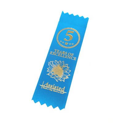 2"x 6" Badge Ribbon with Adhesive Strip