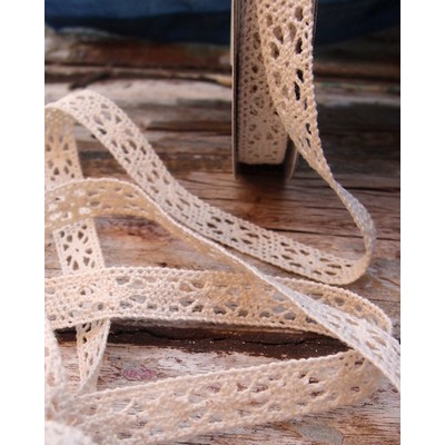 Cotton Ivory Lace Ribbon