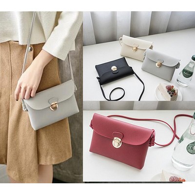 Mini PU Leather Single Shoulder Strap Cross Body Bag