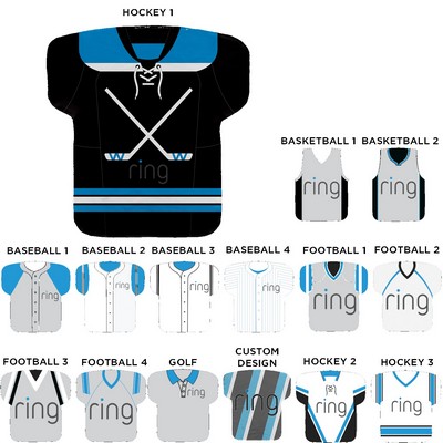 22" X 23" Jersey Shaped Cooling Towel