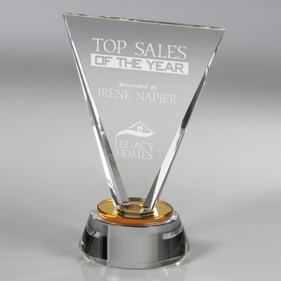 Solstice - Small optical crystal award