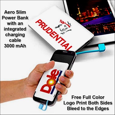 Aero Slim Power Bank 3000 mAh No Extra Tariff