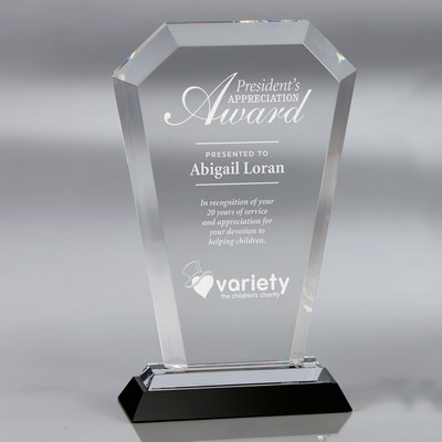 Esteem - Large optical crystal award