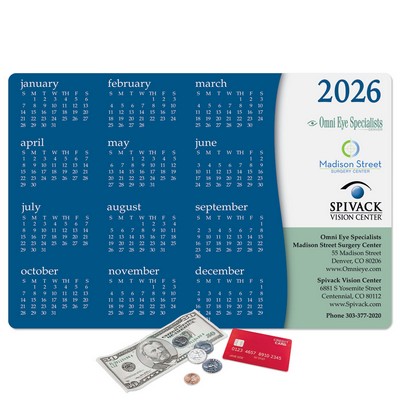 Vynex® Heavy Duty Calendar Counter Mat-12"x18"x1/16"