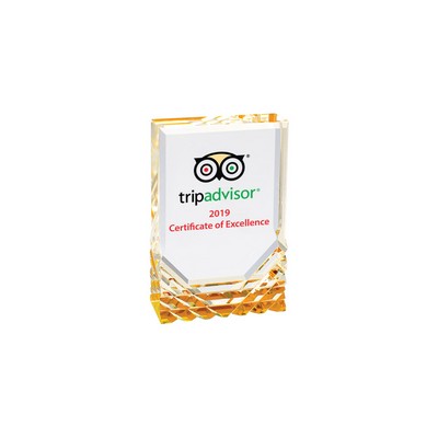 3½" x 5" Gold Jewel Mirage Acrylic