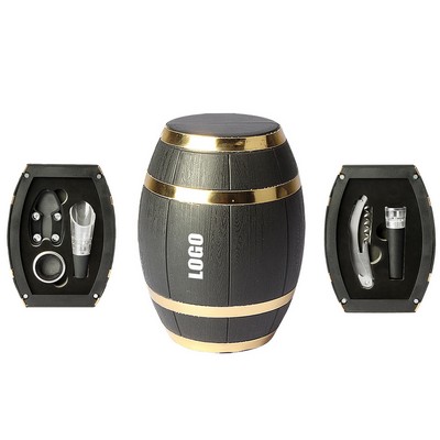 5 IN 1 Barrel Wine Opener With Vacuum Stopper
