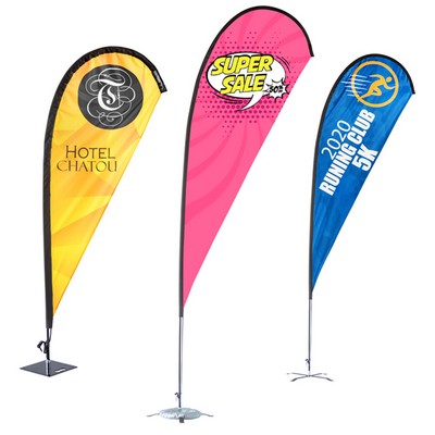 Custom 6' X 3' Small Teardrop Flags