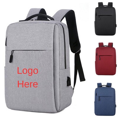 Sleek Business Travel Laptop Backpack (Water-Resistant)