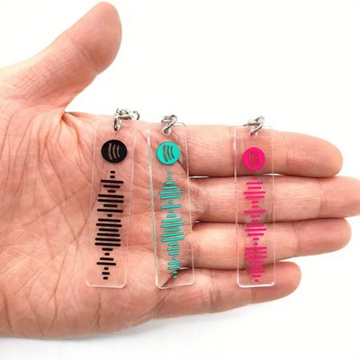 Acrylic Personalised Song Code Spotify Keyring/Keychain
