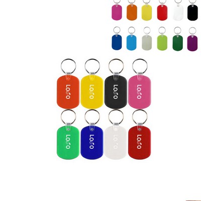 Oval Pvc Keychain
