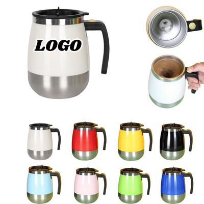 Electric Powered Stainless Steel Coffee Stirring Cup