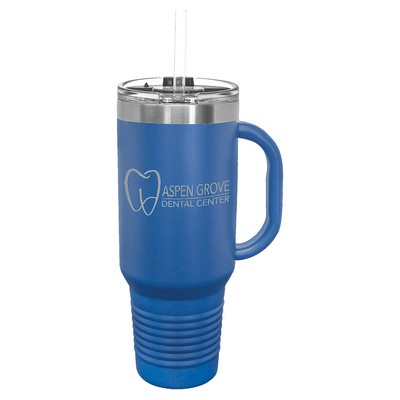 Polar Camel 40 oz. Royal Blue Travel Mug w/Handle