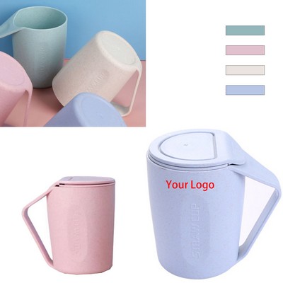 12 Oz. Wheat Straw Filteration Cup with Handle