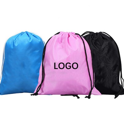 210D Polyester Drawstring Bag Backpack
