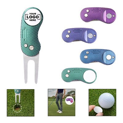 Magnetic Foldable Golf Ball Marker