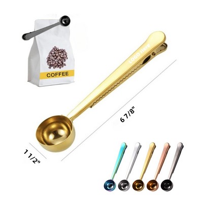 Coffee Measuring Spoon with Sealing Clip