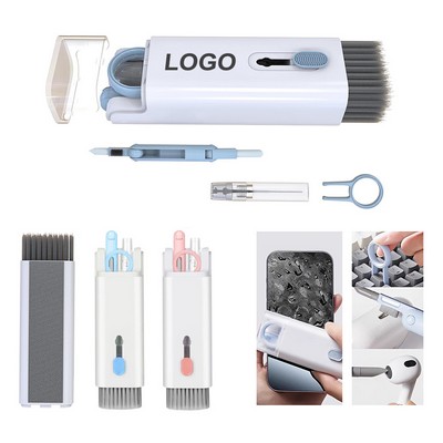 7 In 1 Custom Electronic Cleaner Kit Keyboard Laptop Phone Screen Cleaner Kit MOQ60PCS