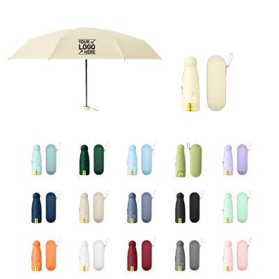 Small Mini Umbrella with Case