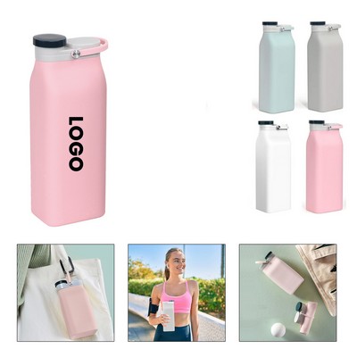 20OZ Foldable Silicone Sports Water Bottle