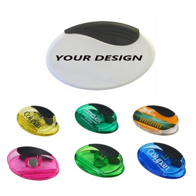 Oval Magnetic Memo Clip