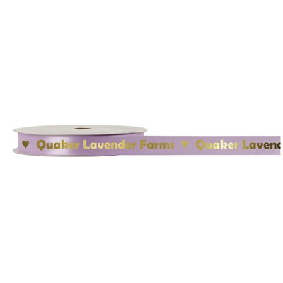 Custom Printed Double Face Satin Ribbon (7/8"x100 Yards)