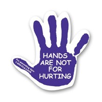 Re-Stick-It Decal (3"x3") Hand Shape