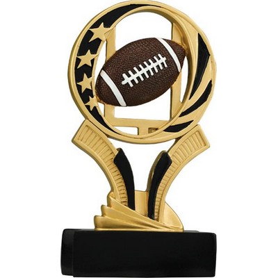 Midnight Star Resin Football Award - 6"