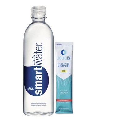 Smart Water with Liquid IV Stick