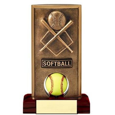 Softball Spinning Resin Award