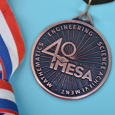 Diestruck Antiqued Medals - 1 1/2" DIA