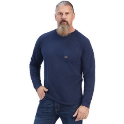 Rebar® Cotton Strong™ Heather Gray Long Sleeve T-Shirt