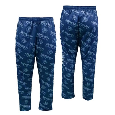 Women's Smooth Polyester Pocket Pants with Fleece Backing