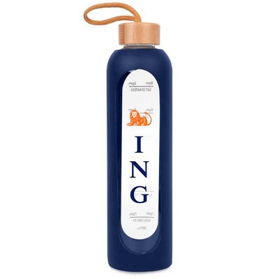 36 Oz. Arlo Glass Water Bottle (Factory Direct - 10-12 Weeks Ocean)