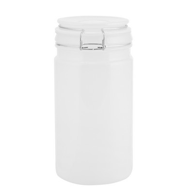 Frosted Glass Storage Jar