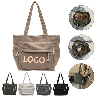 Corduroy Canvas Bag