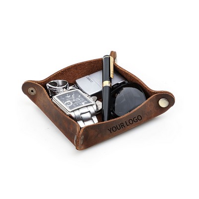 Desk Leather Tray