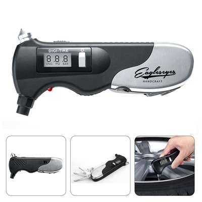 Multi Functional Digital Tire Pressure Gauge