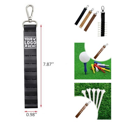PU Leather Golf Tee Holder