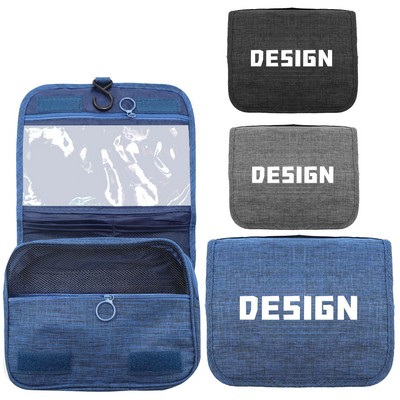 Hanging Travel Toiletry Bag with Dry and Wet Separation