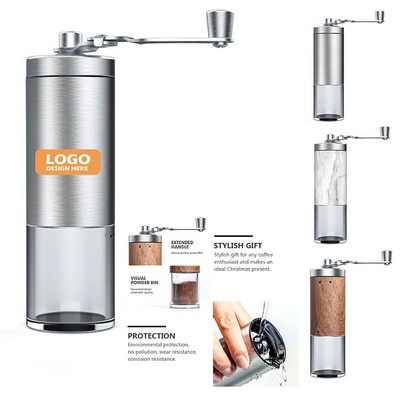 Stainless Steel Manual Coffee Bean Grinder