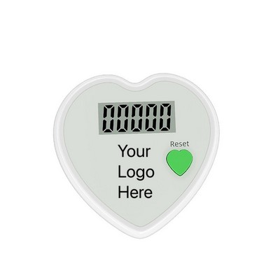 Customized Heart Shaped Electronic Pedometer