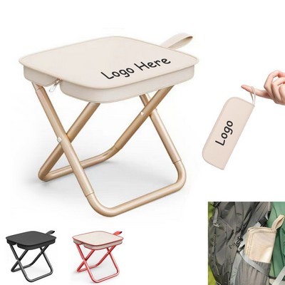 Portable Outdoor Hand Zipper Bag Folding Stool