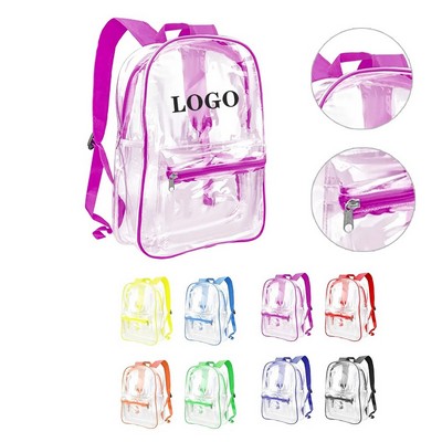 Durable See-Through Student Backpack