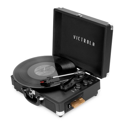 Vinyl Suitcase Record Player with Cassette