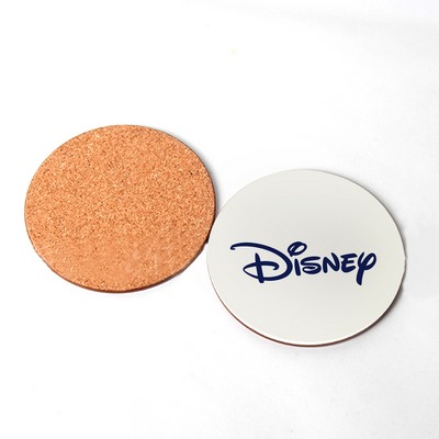 VividWood™ Round Coaster – Full Color Print