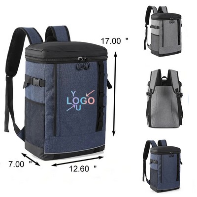 Spacious Leak-Resistant Insulated Backpack Cooler